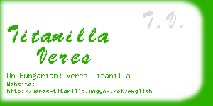 titanilla veres business card